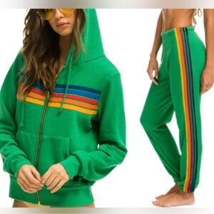 Aviator Nation Kelly Green Set